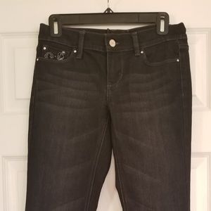 WHBM Noir black jeans 0S
